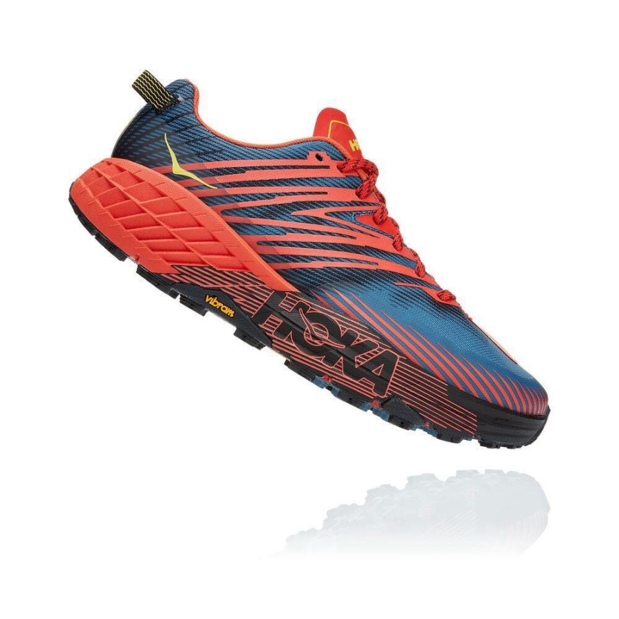 Cheap Hoka Speedgoat 4 South Africa - Mens Hoka Trail Running Shoes Red ...