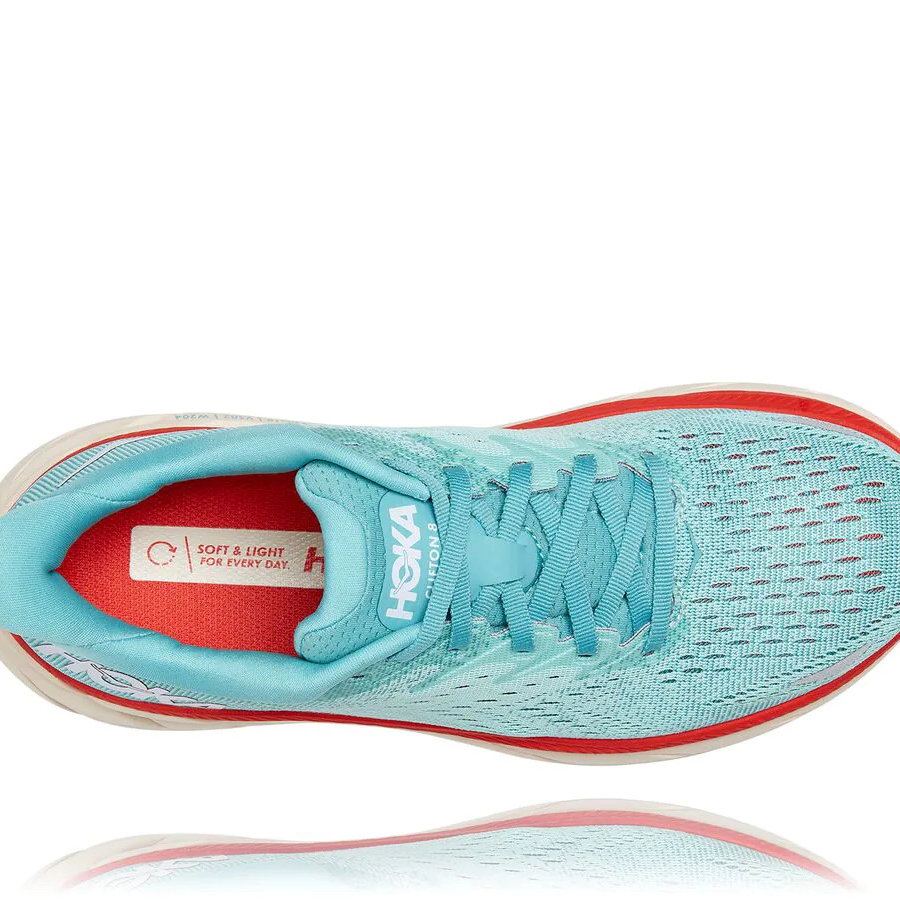 Hoka Road Running Shoes Cheap Sale Online - Womens Hoka Clifton 8 Blue